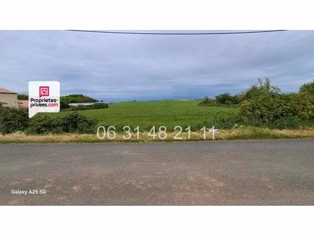 terrain constructible 1621 m2 non viabilise