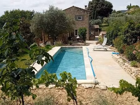mas provençal en pierres avec piscine et t2