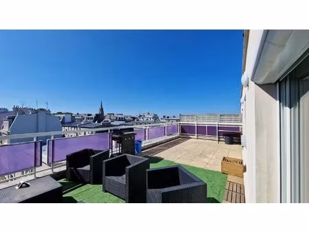 saint martin- t2 meuble - parking prive - 49.69m²