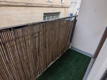 appartement bordeaux studio 24.5 m2 avec balcon