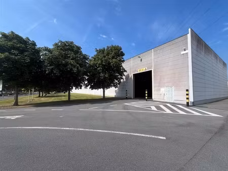 magazijn met laad- en loskades en ruime parking