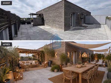 appartement t 3 avec toit terrasse et double garage.