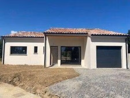 terrain avec maison neuve à vendre