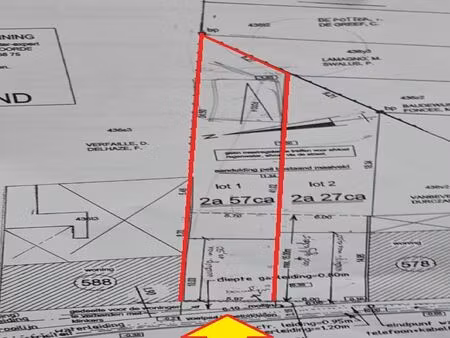 terrain à vendre à rue de verdun 586 haren (vbe29269)