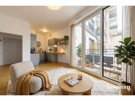 rdc - appartement 2 pièces lumineux avec balcon - rue de paris  boulogne-billancourt