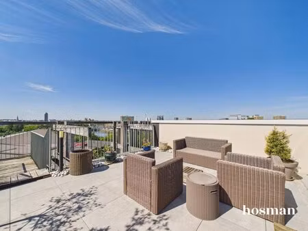 magnifique duplex 4 pièces de 105m² avec deux terrasses  rooftop et double garage - rue...