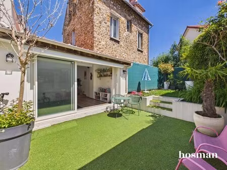 maison 4 pièces  117 m² - terrasse et jardin  rue paul vaillant couturier  nanterre