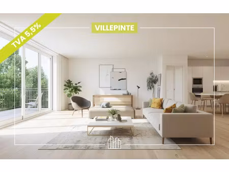 vente appartement neuf 3 pièces 71m2 villepinte - 272542 € - surface privée