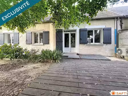 maison 78 m2  2 chambres  jardin  les bordes 45460