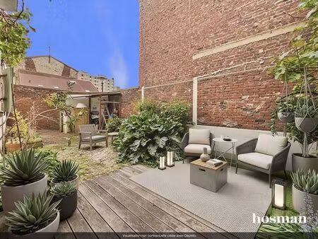 maison 2 pièces de 44 m²  jardin  traversante - avenue de verdun  ivry-sur-seine