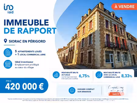 vente immeuble 480 m²