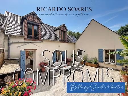 60320 bethisy-saint-pierre - maison individuelle 110m2 / 4 chambres / garage / terrain 853