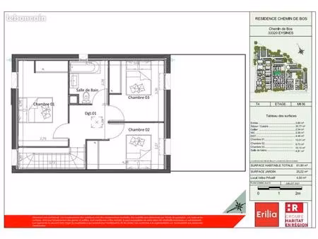 maison 4 pièces 81 m²