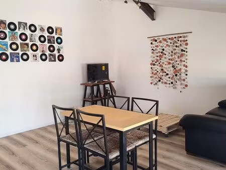 location t2 meublé 49m2 avec toit terrasse