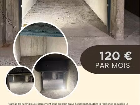 garage sécurisé à louer – hyper centre de sallanches