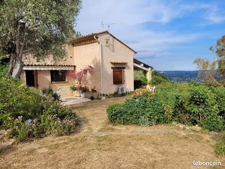 à louer – charmante villa avec vue mer et vallée à le tignet