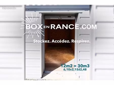 box sécurisés 12m2/30m3