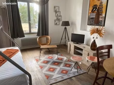 grand studio meublé à azay le rideau