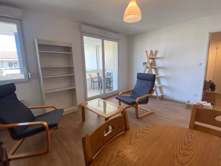 toulouse  quartier auzeville - tolosane  t2 meublé de 44.96