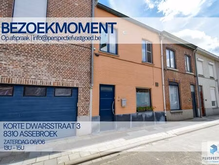 maison à vendre à assebroek € 328.000 (lous7) - perspectief vastgoed | zimmo