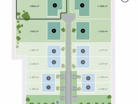 terrain à vendre à aalst € 430.000 (lot13) | zimmo