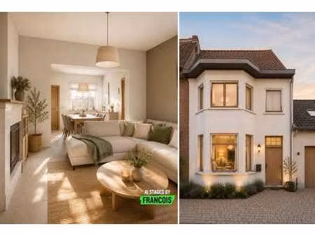 charmante maison mitoyenne à vendre au cœur de tielt
