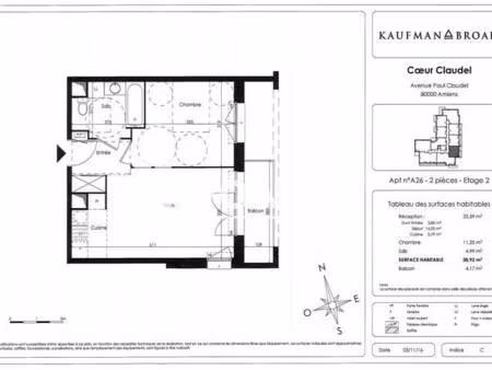 appartement à louer