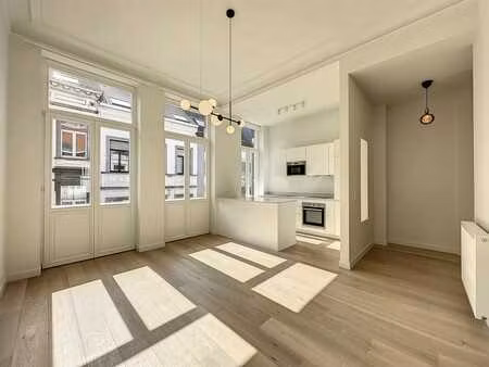 quartier louise  duplex 2 ch rénové avec balcon
