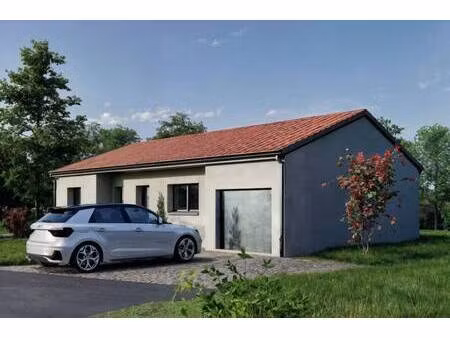 terrain avec maison neuve à vendre