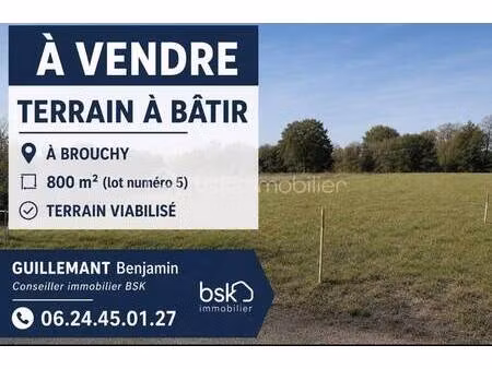 terrain constructible viabilisé à vendre