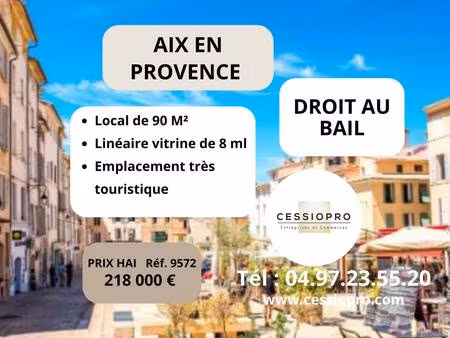 local commercial avec bail commercial