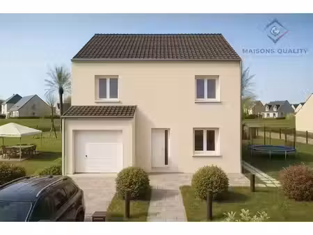 terrain avec maison neuve à vendre