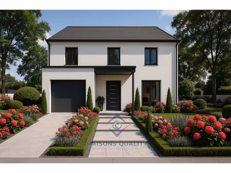 terrain avec maison neuve à vendre