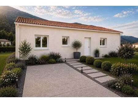 terrain avec maison neuve à vendre