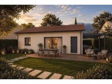 terrain avec maison neuve à vendre