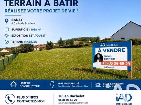 terrain constructible viabilisé à vendre
