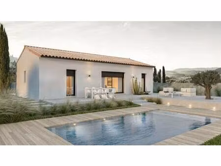 terrain avec maison neuve à vendre