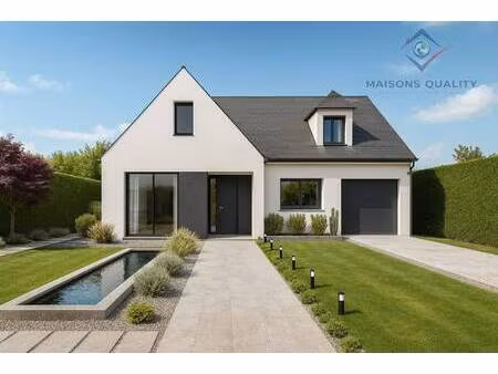 terrain avec maison neuve à vendre