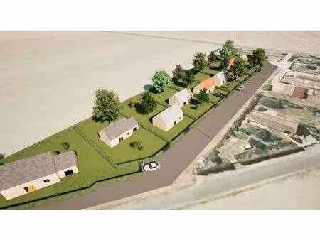 terrain avec maison neuve à vendre