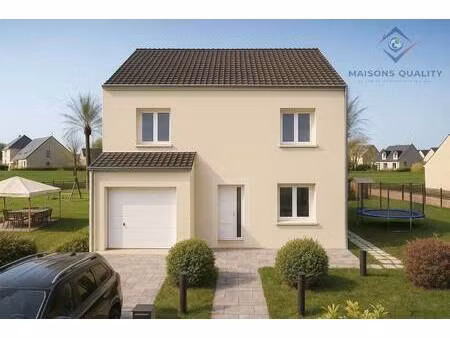 terrain avec maison neuve à vendre