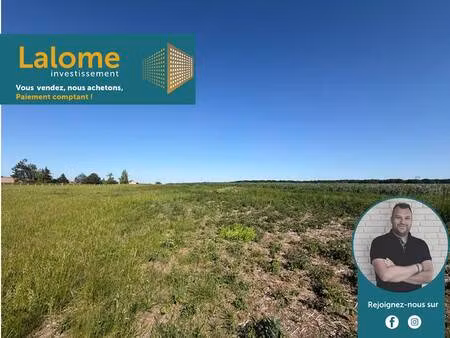 terrain constructible viabilisé à vendre