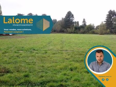 terrain constructible viabilisé à vendre