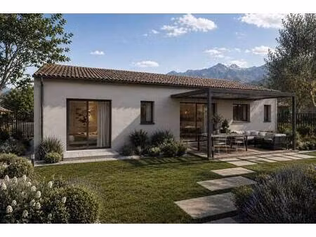 terrain avec maison neuve à vendre