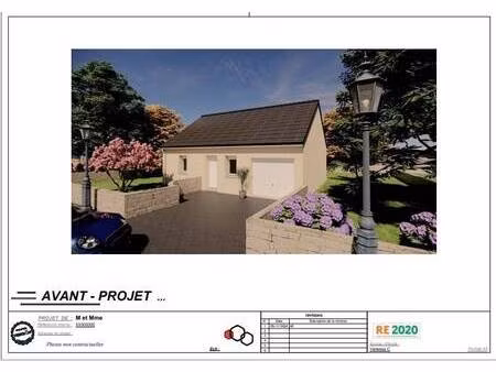 terrain avec maison neuve à vendre
