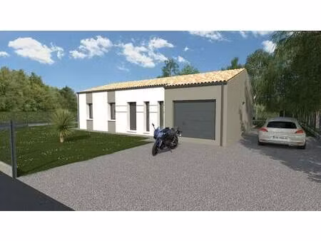 terrain avec maison neuve à vendre