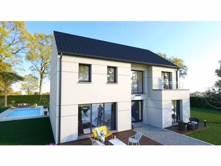 terrain avec maison neuve à vendre
