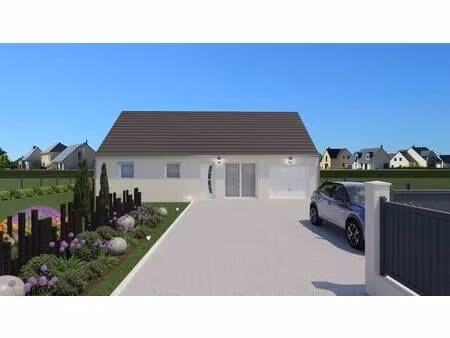 terrain avec maison neuve à vendre