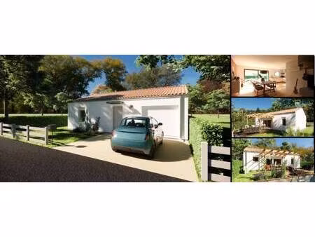 terrain avec maison neuve à vendre