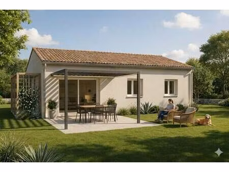 terrain avec maison neuve à vendre