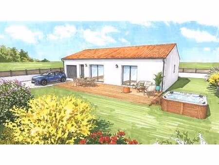 terrain avec maison neuve à vendre